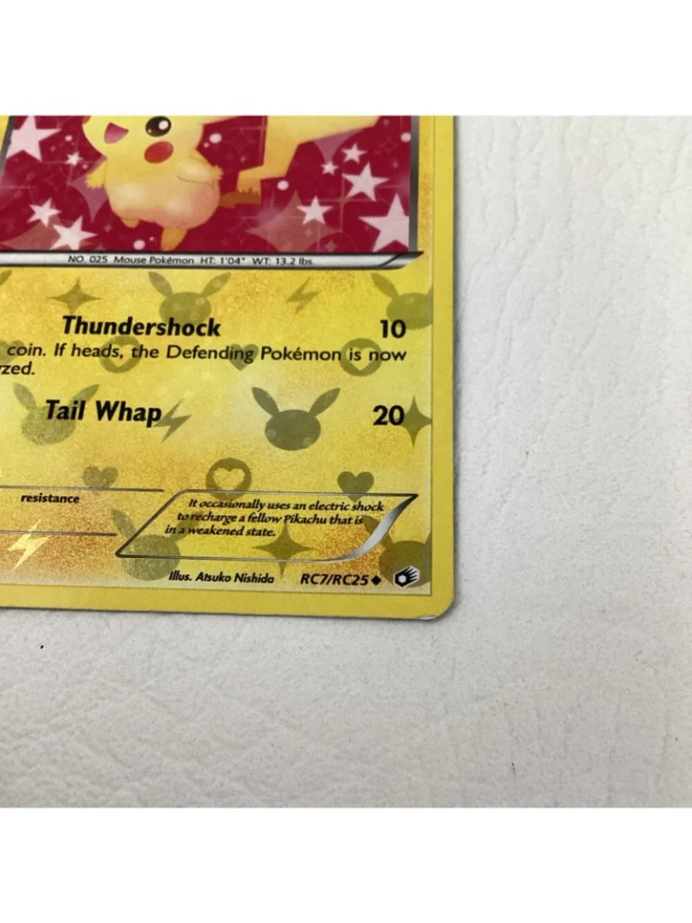 Pikachu RC7/RC25 Legendary Treasures: Radiant Collection Pokemon TCG Holo EX Con